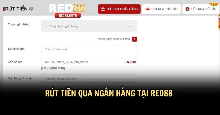 Hướng dẫn rút tiền qua ngân hàng
